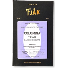 FJAK Sjokolade 70% COLOMBIA TUMACO 60 g