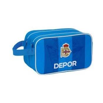 R. C. Deportivo de La Coruña Ученически несесер R. C. Deportivo de La Coruña Син Спортен 26 x 15 x 12.5 cm