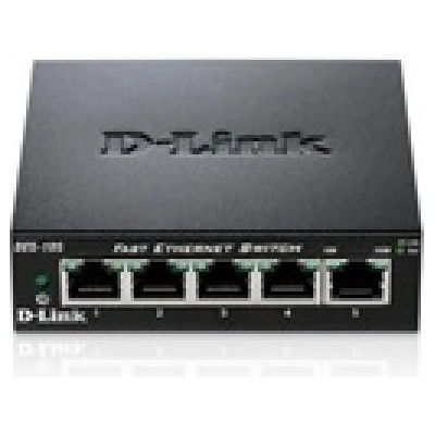 D-Link DES-105 5-port 10/100 Metal Housing Desktop Switch