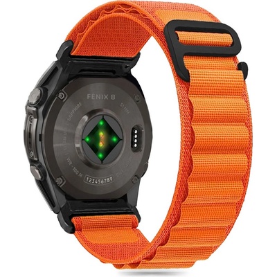 Текстилна каишка за Garmin Fenix 5x / 5x Plus/ 6x / 6x Pro / 7x / 8 (51mm) от Tech-Protect Nylon Pro - Оранжева (5906302376834)