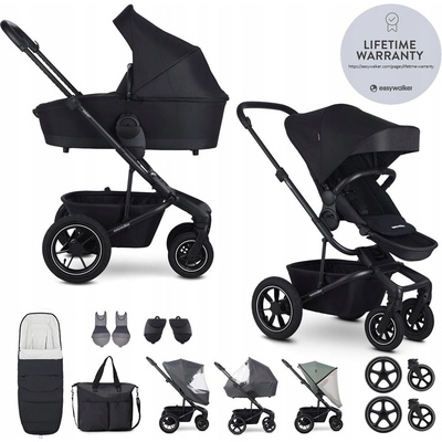EASYWALKER Set XXL kombinovaný Harvey5 Air Midnight Black s príslušenstvom 2020