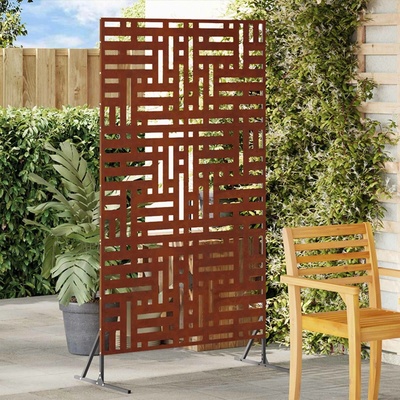 vidaXL Obrazovka pro soukromí 100 x 50 x 180 cm Rezavá