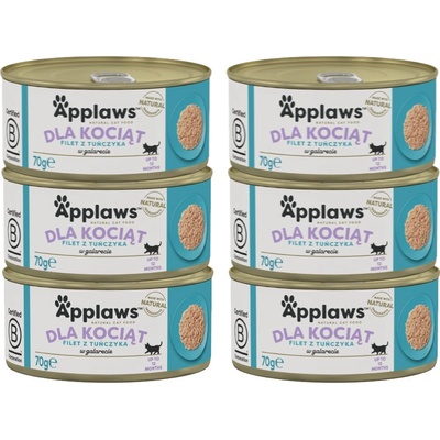 Applaws Cat Kitten Tuniak 6 x 70 g