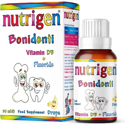 Nutrigen Bonidenti Капки за здрави зъби и кости, 25 ml, Nutrigen