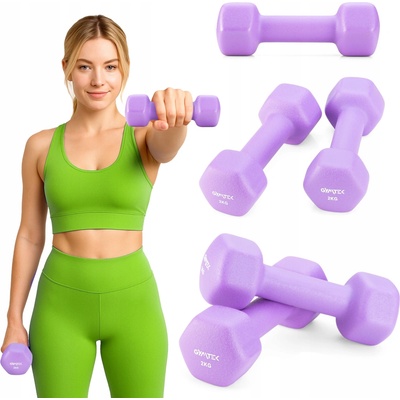 Gymtek Neoprenové činky 2 x 2 kg 2 ks