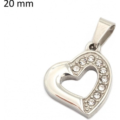 Exeed 242192 Přívěsek z chirurgické oceli srdce