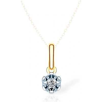 Savicki Prívesok zlatý diamant SAVP58899 YW