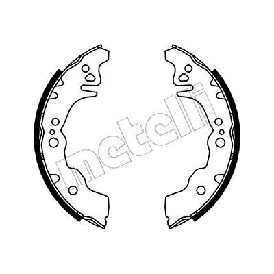 Sada brzdových čeľustí METELLI 53-0043