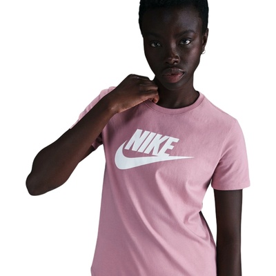 Nike Dámske tričko NSW TEE ESSNTL ICN FTRA Ružová Biela