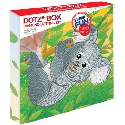 Diamond Dotz Кутия с Diamond Dotz: Комплект за създаване на изображения - коала, 22 x 22 см (DBX.022)