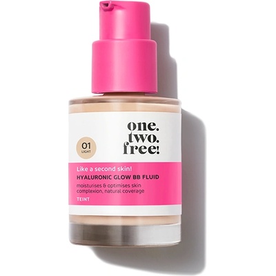 one.two.free! ONE TWO FREE! Skin-up Hyaluronic Glow BB Cream Fluid Дневен крем с цвят 30ml