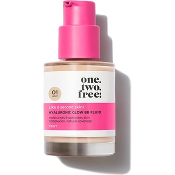 one.two.free! ONE TWO FREE! Skin-up Hyaluronic Glow BB Cream Fluid Дневен крем с цвят 30ml