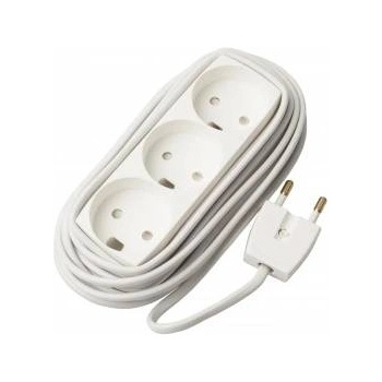 MicroConnect EL Socket 3 power outlet U/J white 5m 5, 0 meter cord