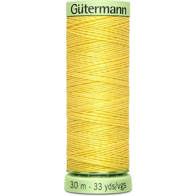 Knoflíková prošívací nit Gütermann žlutá