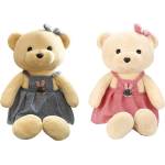 Armtoys Плюшено мече с рокля 35 см 2 цвята - igrachko