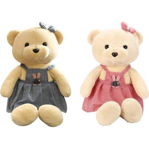 Armtoys Плюшено мече с рокля 35 см 2 цвята - igrachko