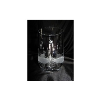 Lužické sklo Sklenice pivní broušený půllitr dekor Kanta dárkové balení se saténem VU-396 590 ml 1 Ks