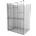 Mexen Kioto+ душ-преграда с рафт Walk-in 80 x 200 см, черен модел, матиран gun gray - 800-080-121-66-78 (800-080-121-66-78)