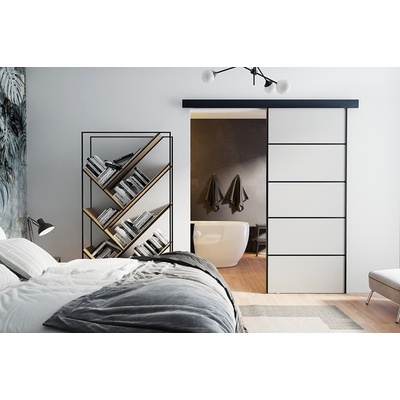 VILEN DOOR Posuvné dveře na stěnu MARTI PLUS Bílá 76 x 205 cm