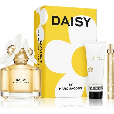 Marc Jacobs Daisy dárková sada, EDT 100 ml + tělové mléko 75 ml + EDT 10 ml