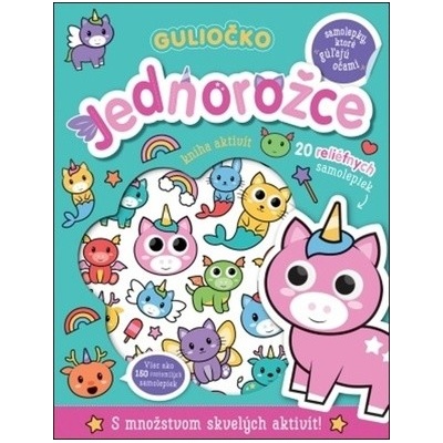 Guliočko Jednorožce 20 reliéfnych samolepiek