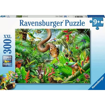 Ravensburger Пъзел Ravensburger от 300 XXL части - Резортът на влечугите (12978)