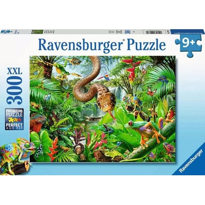Ravensburger Пъзел Ravensburger от 300 XXL части - Резортът на влечугите (12978)
