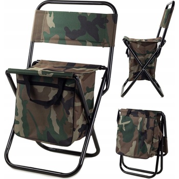 Verk Group Rybárska stolička moro taška zelená