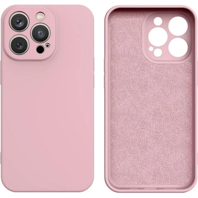Apple Силиконов калъф за Apple iPhone 14 - Светлорозов KP24980