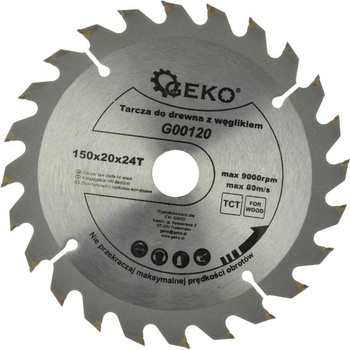 GEKO Kotouč pilový vidiový, 150x20x24T