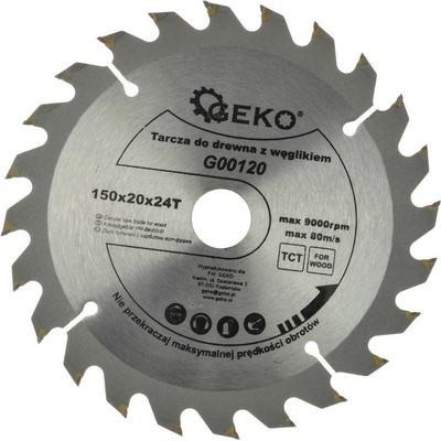 GEKO Kotouč pilový vidiový, 150x20x24T