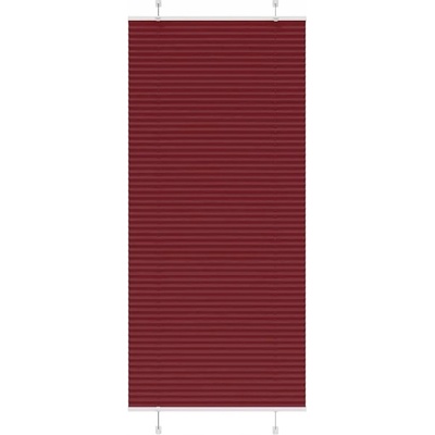 VidaXL Roleta plisé Bordová Červená 100x200 cm