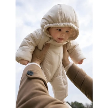 Mayoral Зимен космонавт за новородено дете в цвят керамика с бродирани животни Mayoral