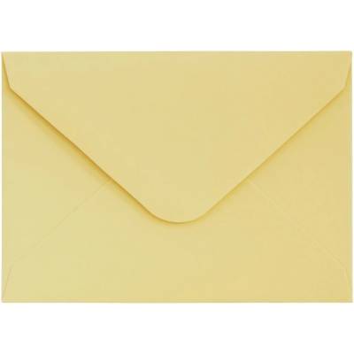 Galeria Papieru Ozdobné obálky hladké - 7 x 10 cm, 130 g/m2, žluté, 10 ks