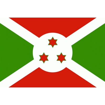 Státní vlajka Burundi tištěná venkovní Alerion
