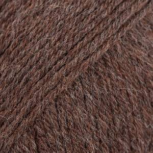 DROPS Design Fabel Uni Color 300 Brown Плетива прежда (1070300)