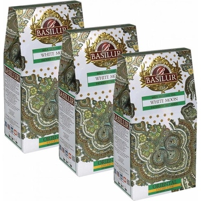 Basilur White Moon zelený čaj 100 g