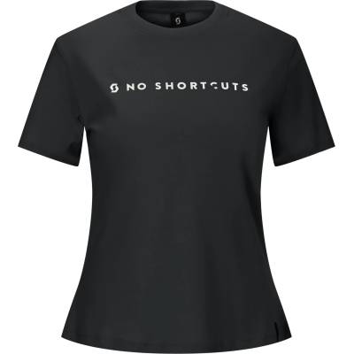 Scott Дамска тениска Scott Women's Tee No Shortcuts S/S T-shirt - Black - размер XS (916-6373-0111)