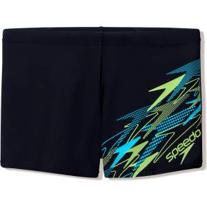 Speedo Мъжки бански слипове Speedo Medley Logo Aquashort Swim brief - Anthracite / Hyper Teal - размер 7 (DE) (050-1140-2316)
