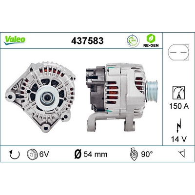 Alternátor VALEO 437583