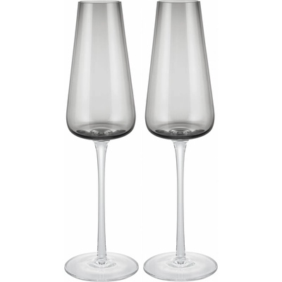 Blomus Комплект от 2 чаши за шампанско Blomus - Belo, 200 ml, сиви (BLOMUS 64277)