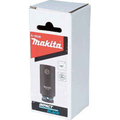 Makita E-16536 - nástrčný klíč 1/2" velikost 27 mm square drive Impact BLACK prodloužený – Zbozi.Blesk.cz