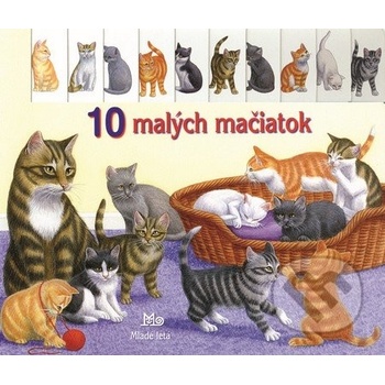 10 malých mačiatok