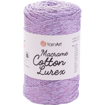 YARNART Macrame Cotton Lurex 2 mm 205 m 734 юта (Macrame Cotton Lurex 734)