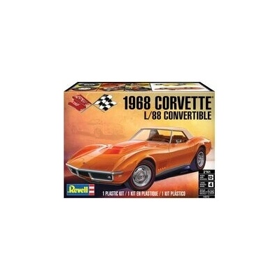 MONOGRAM Plastic ModelKit auto 4572 '68 Corvette L-88 Roadster 1:25