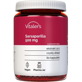 Vitaler's Псориазис и екземи - Сарсапарила, 500 mg х 60 капсули (407559 (VIT-0755) VIT)