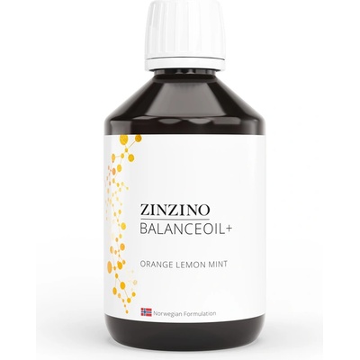 Zinzino BalanceOil+ olej 300 ml vysoký obsah Omega-3 EPA + DHA mastných kyselin Grapefruit Citron Limetka