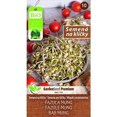 MoravoSeed Bio Semená na klíčky Fazuľa Mung 20 g