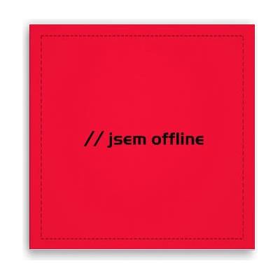Fotoobraz 40x40 cm Jsem offline