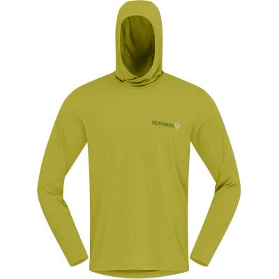 Norrøna Мъжка спортна тениска Norrøna Femund Tech Hood Sport shirt - Golden Lime - размер XXL (216-8321-0115)